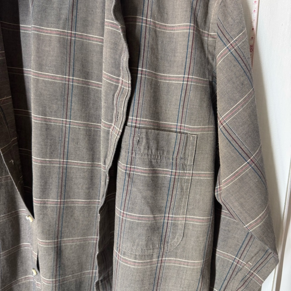 Vintage Men's Arrow Dover Chevella Plaid Shirt - Picture 2 of 7